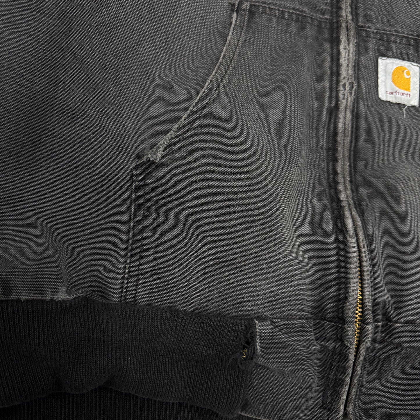 (XL) 90s Carhartt Active Jacket Faded Black J05 BLK