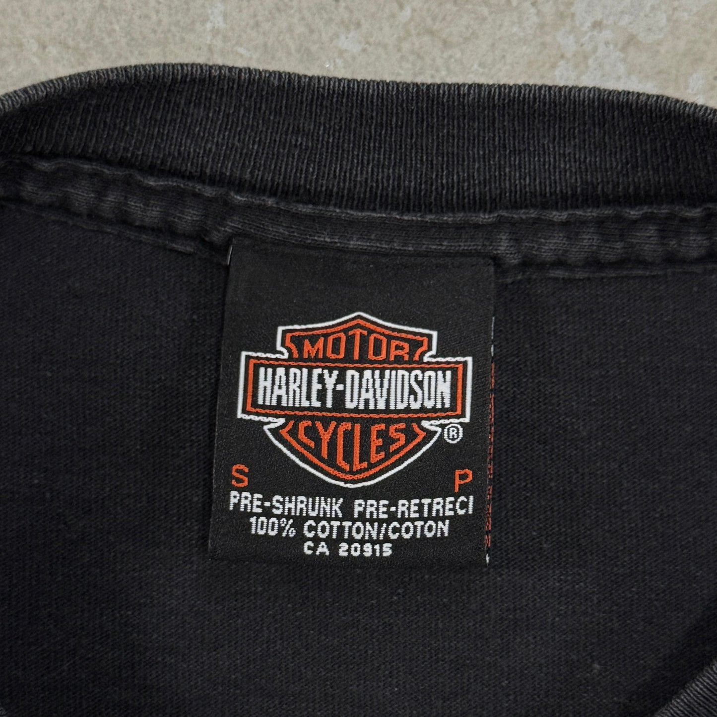 (S) 2002 Harley Davidson Flame Longsleeve