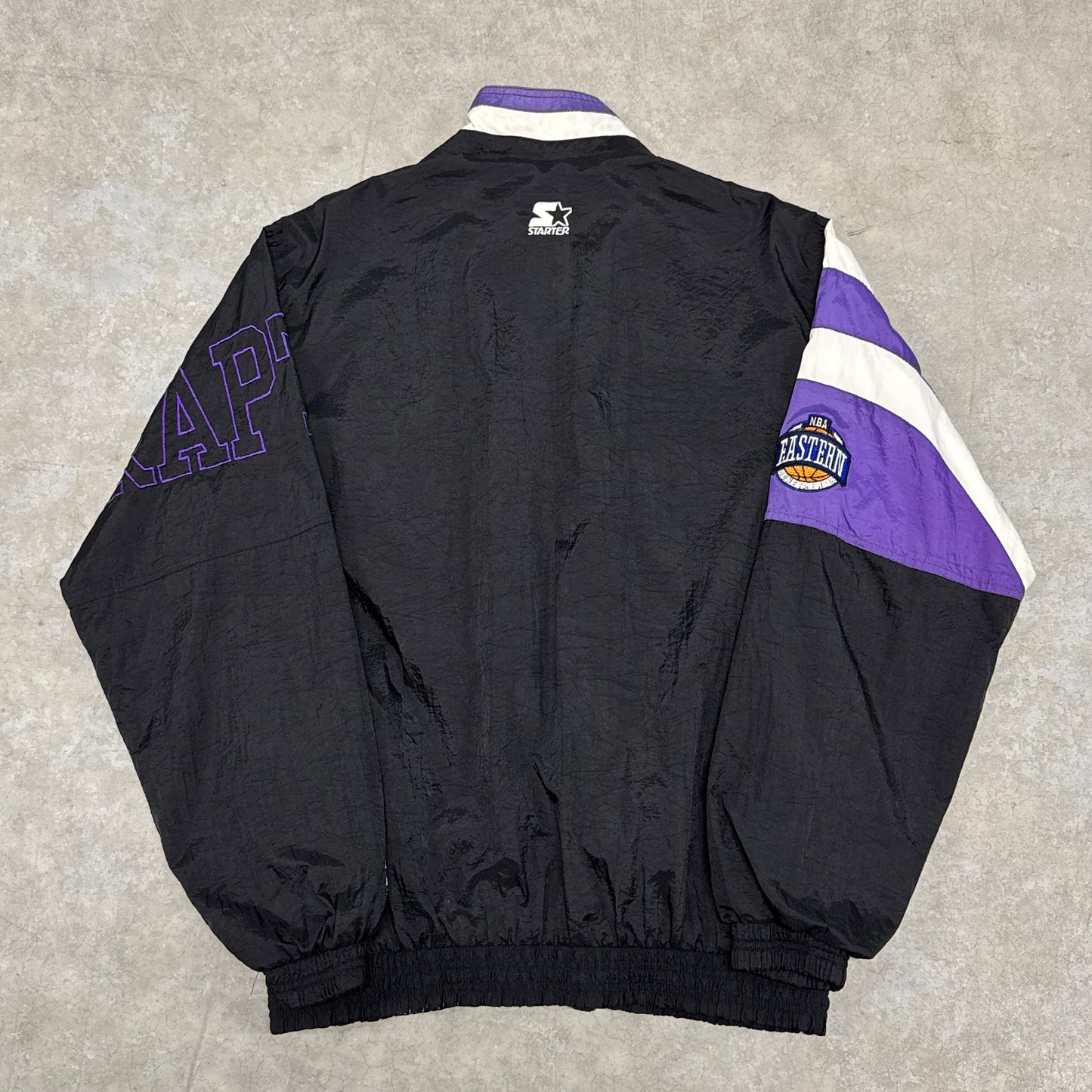 (L) 90s Toronto Raptors Starter Windbreaker Jacket