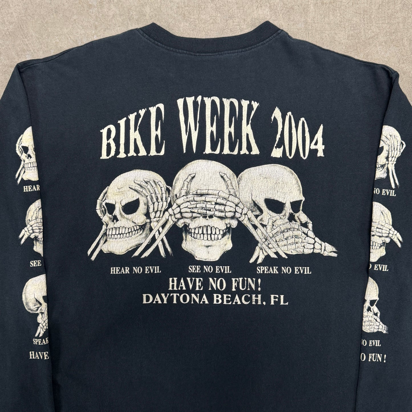 (XL) 2004 Bike Week LongSleeve Shirt Black