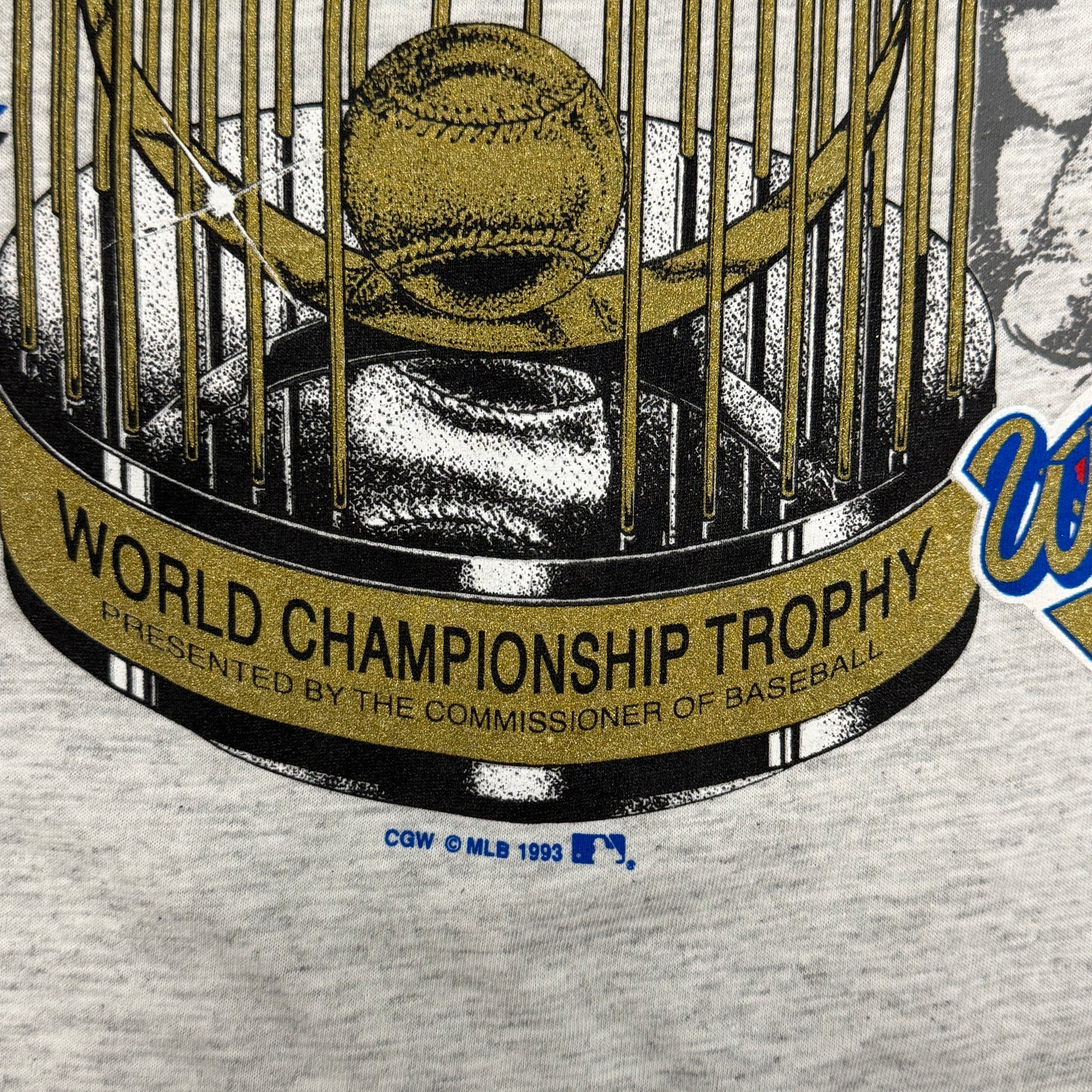 (XL) 1993 Toronto Bluejays Back 2 Back Shirt