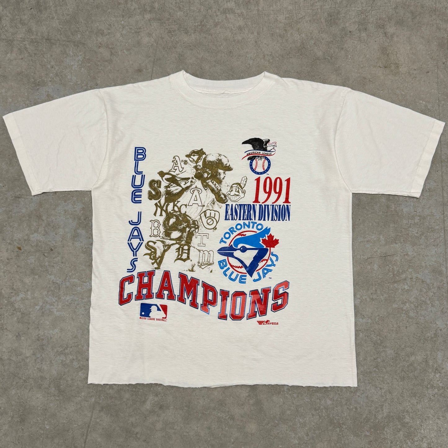 (L) 1991 Toronto Blue Jays Champions Shirt