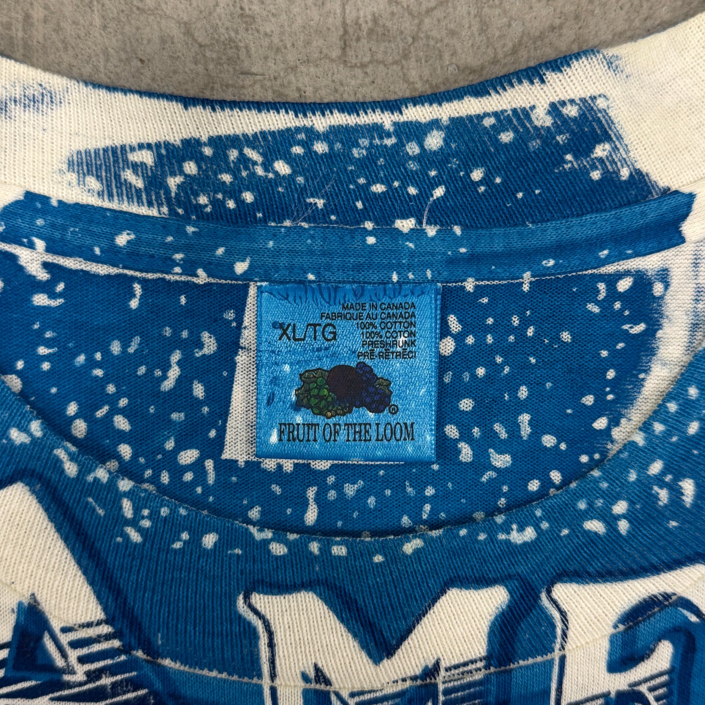 (XL) 1992 Toronto Blue Jays All Over Print Shirt Deadstock