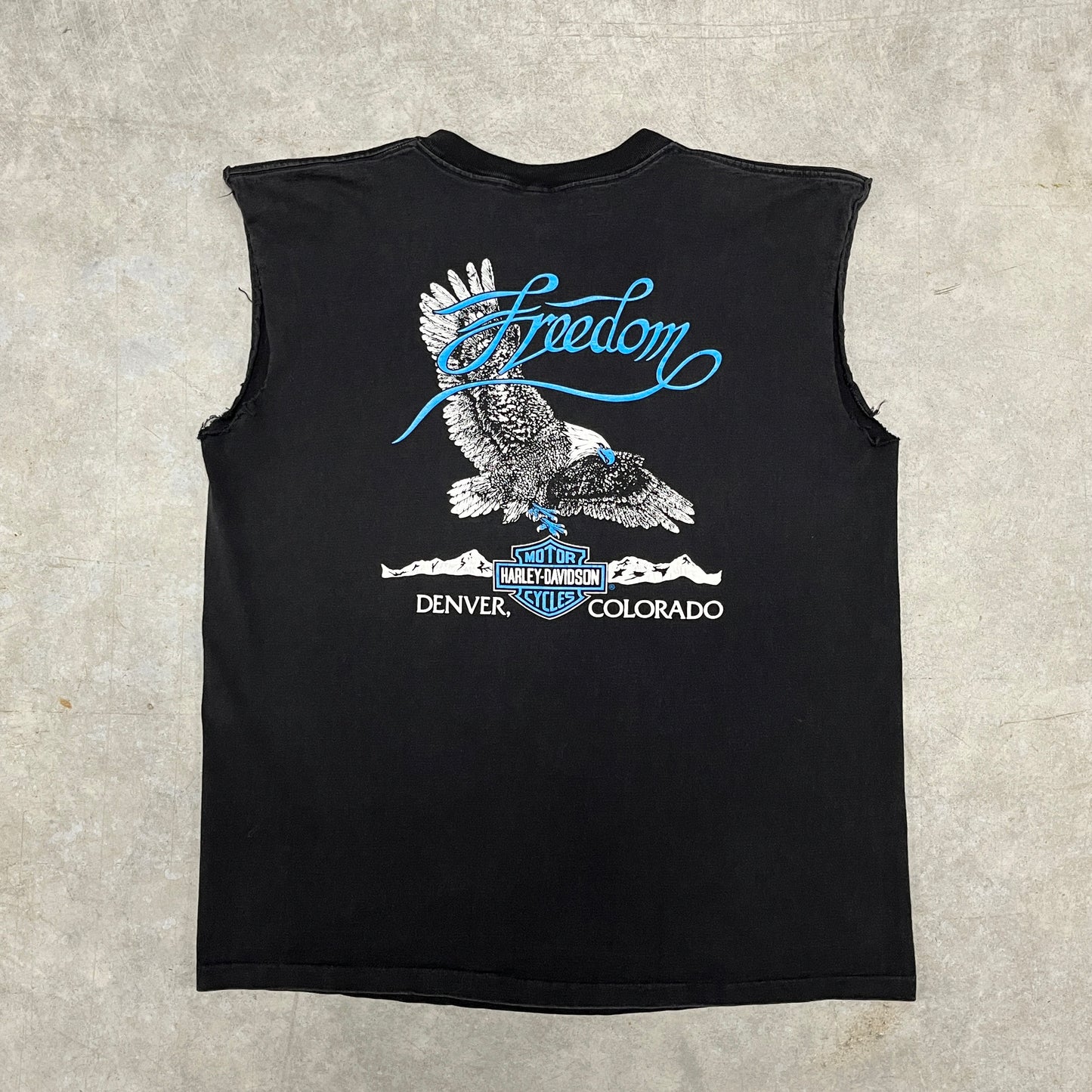 (L/XL) 1993 Harley Davidson Chrome Sweet Chrome Shirt