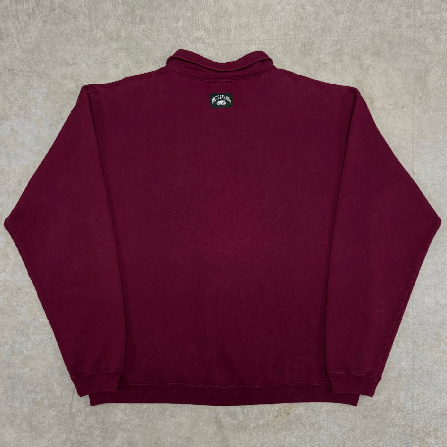 (XL) 90s Roots 1/4 Zip Sweatshirt
