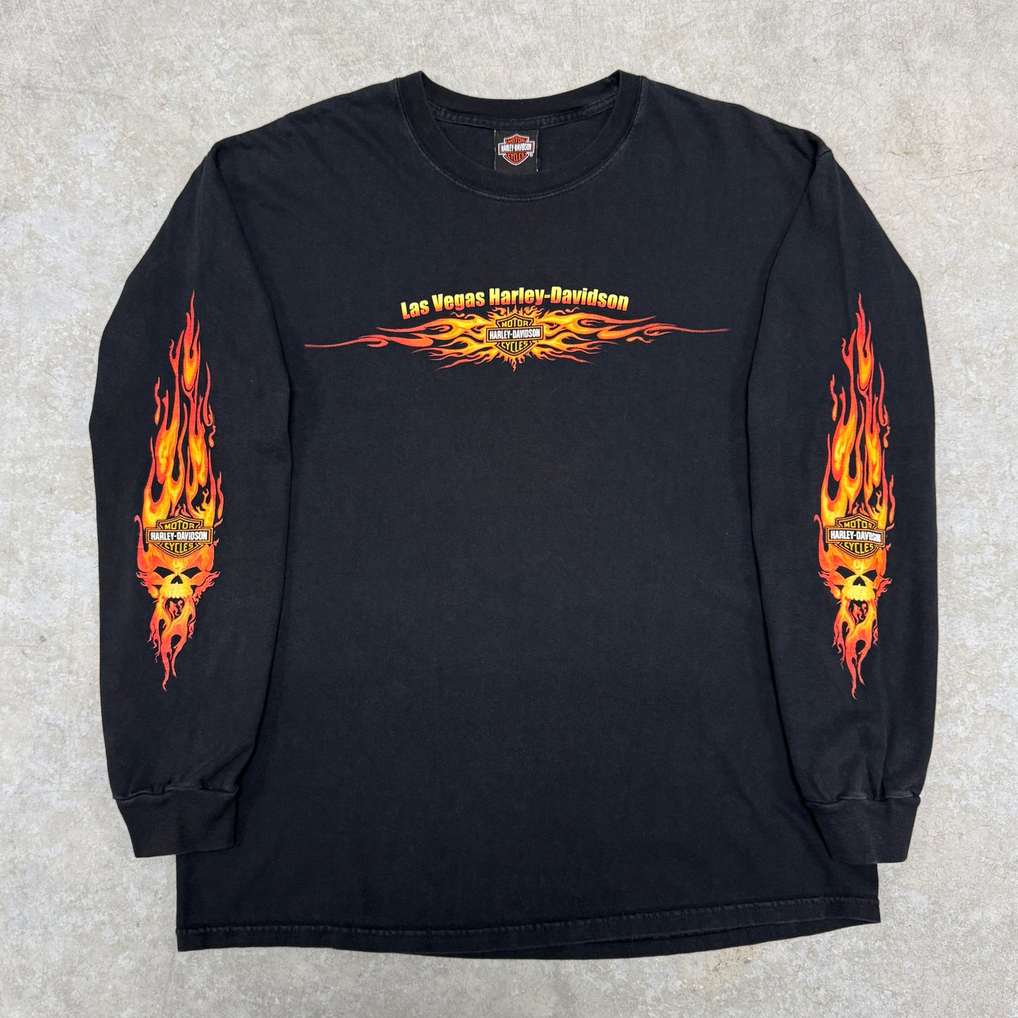 (XL) 2002 Harley Davidson Las Vegas Longsleeve