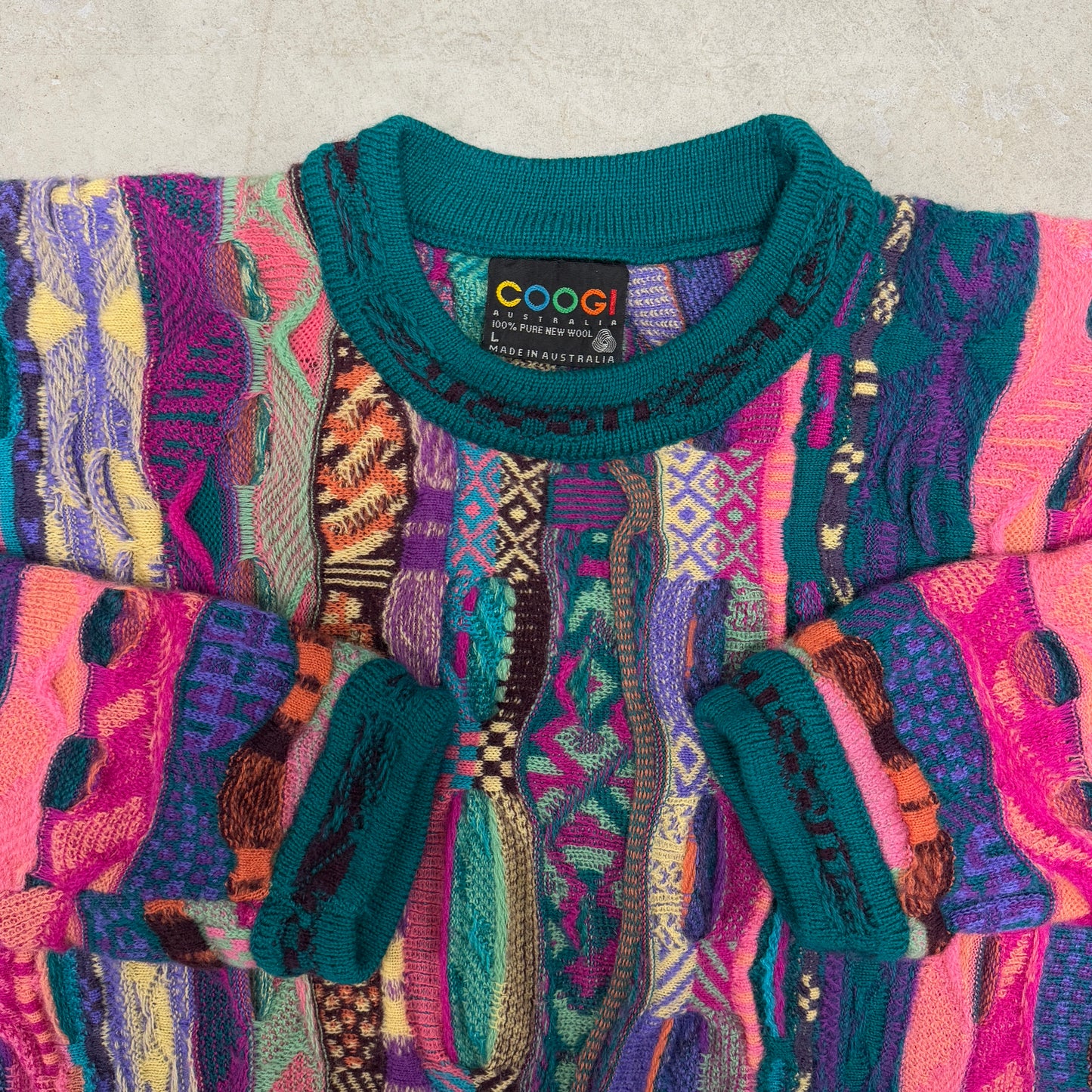 (M/L) 90s Coogi Knit Sweater