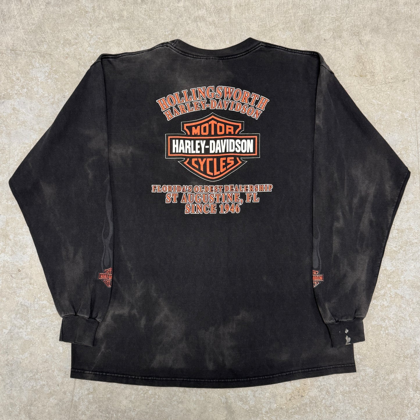 (XL) Vintage Harley Longsleeve Fader