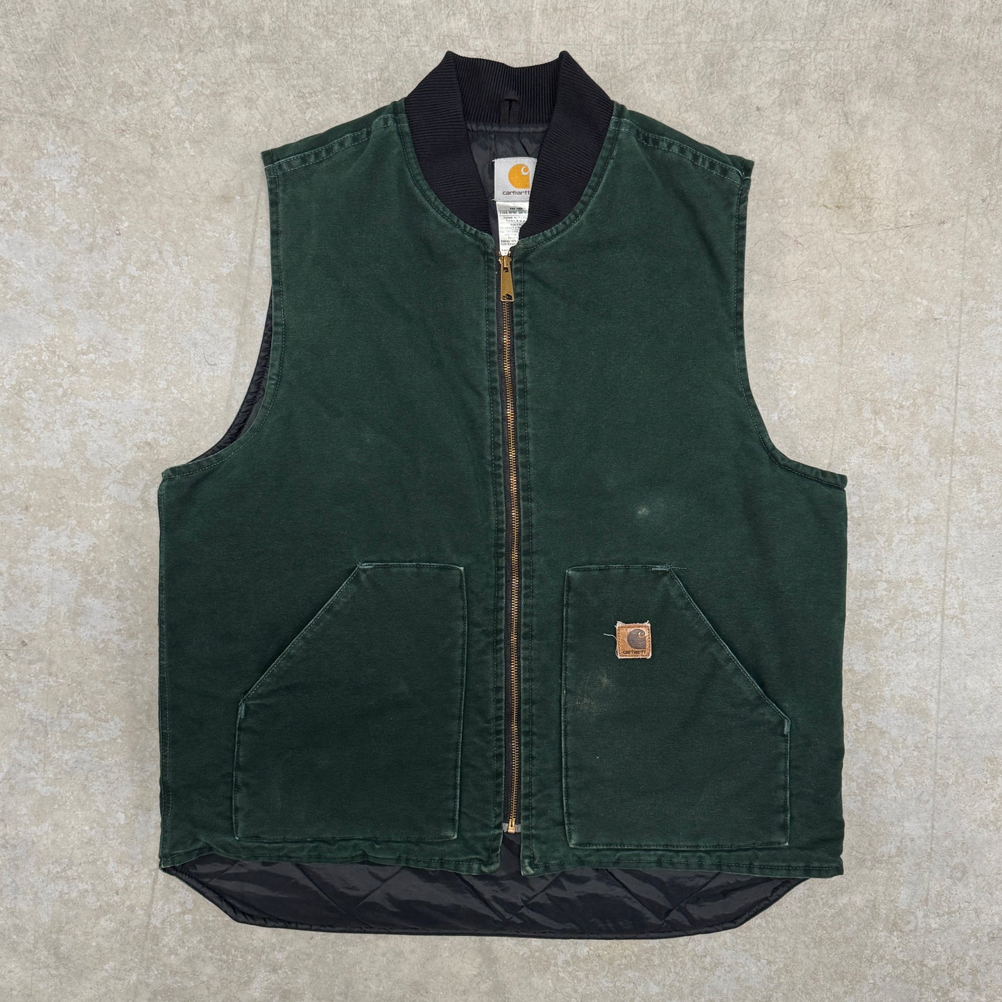 (XL) Vintage Carhartt Vest Spruce Green