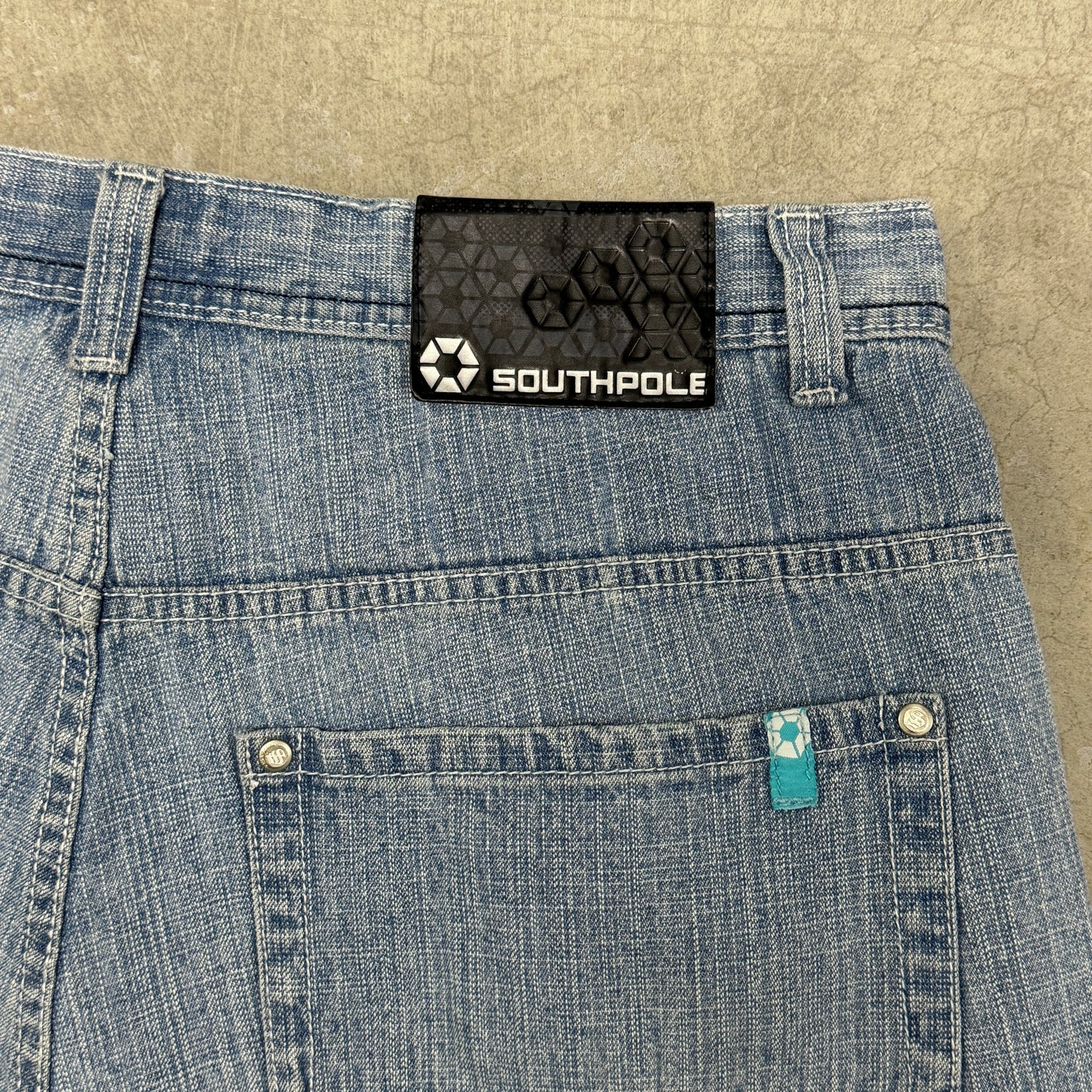 (36) Vintage Southpole Jean Shorts