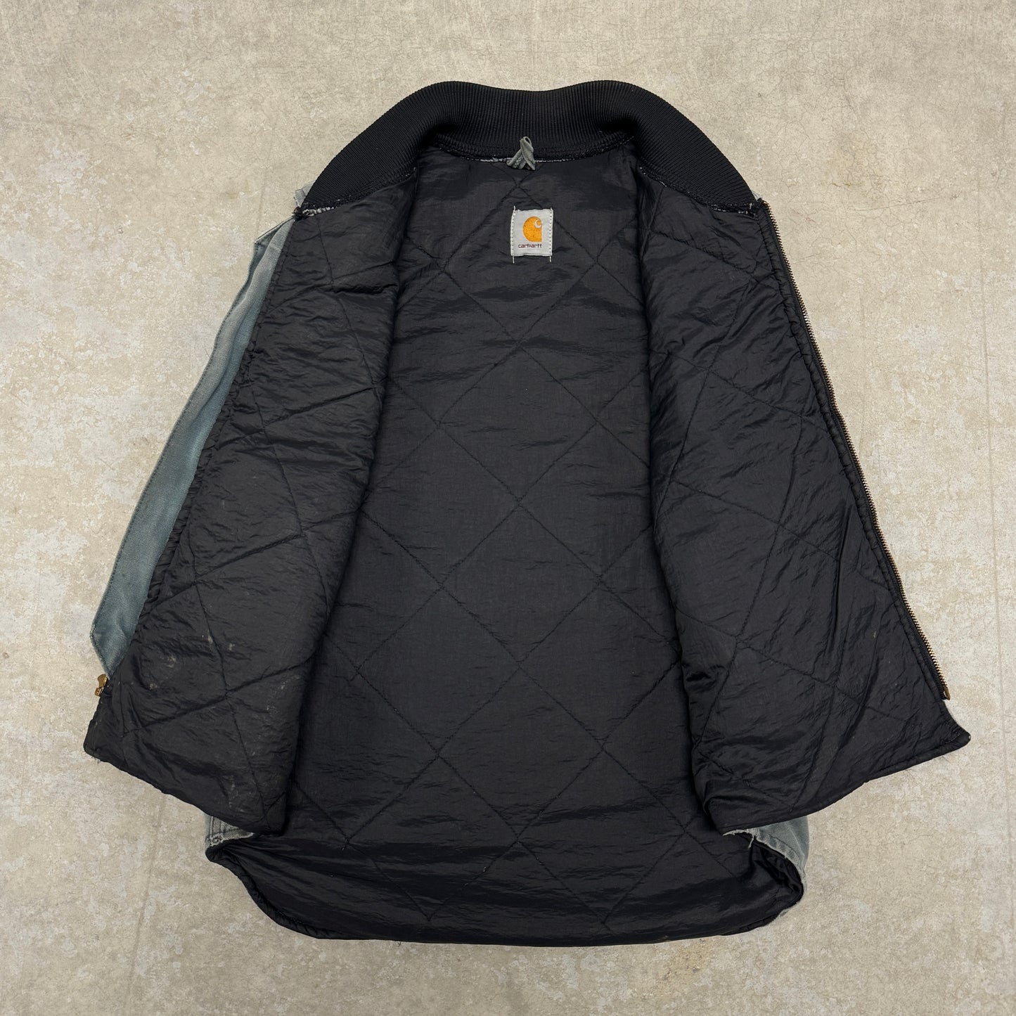 (L) 90s Carhartt Vest Faded Green