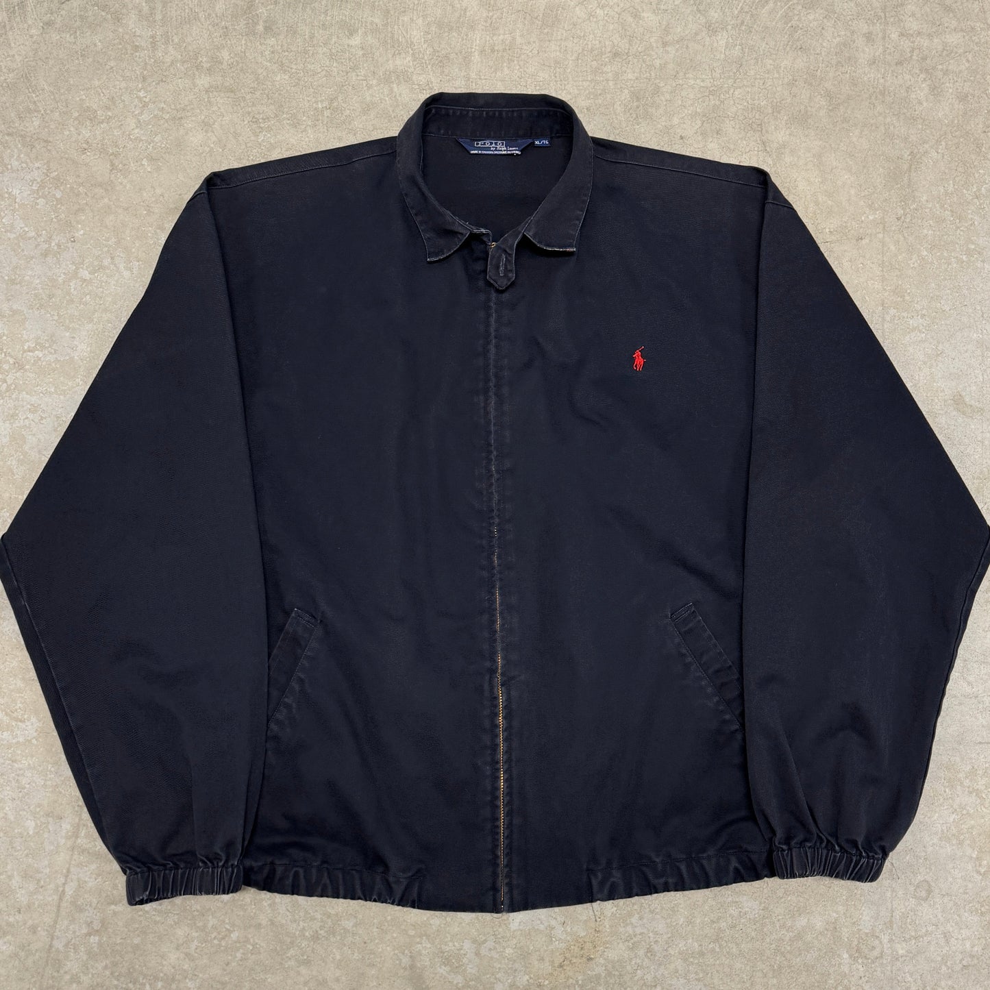 (XL) Vintage Polo Harrington Jacket