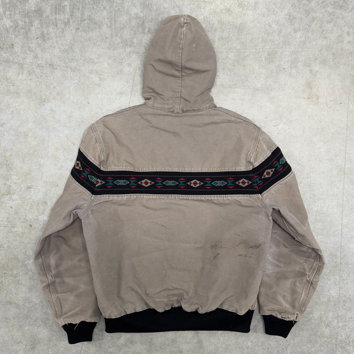 (L/XL) 90s Carhartt Aztec Jacket
