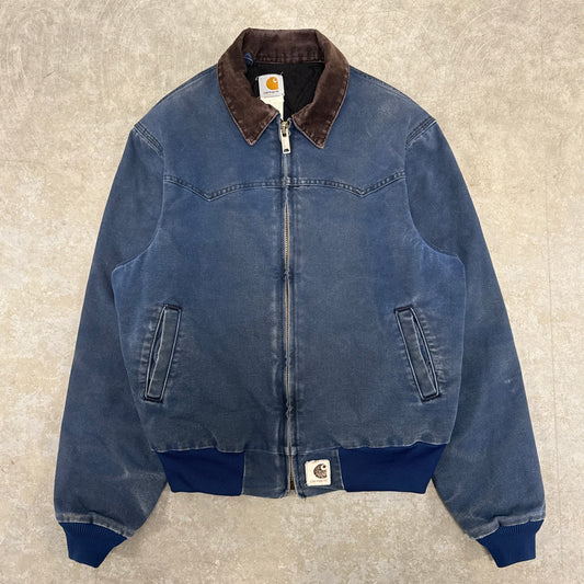 (M) 90s Carhartt Santa Fe Jacket J14 BLU