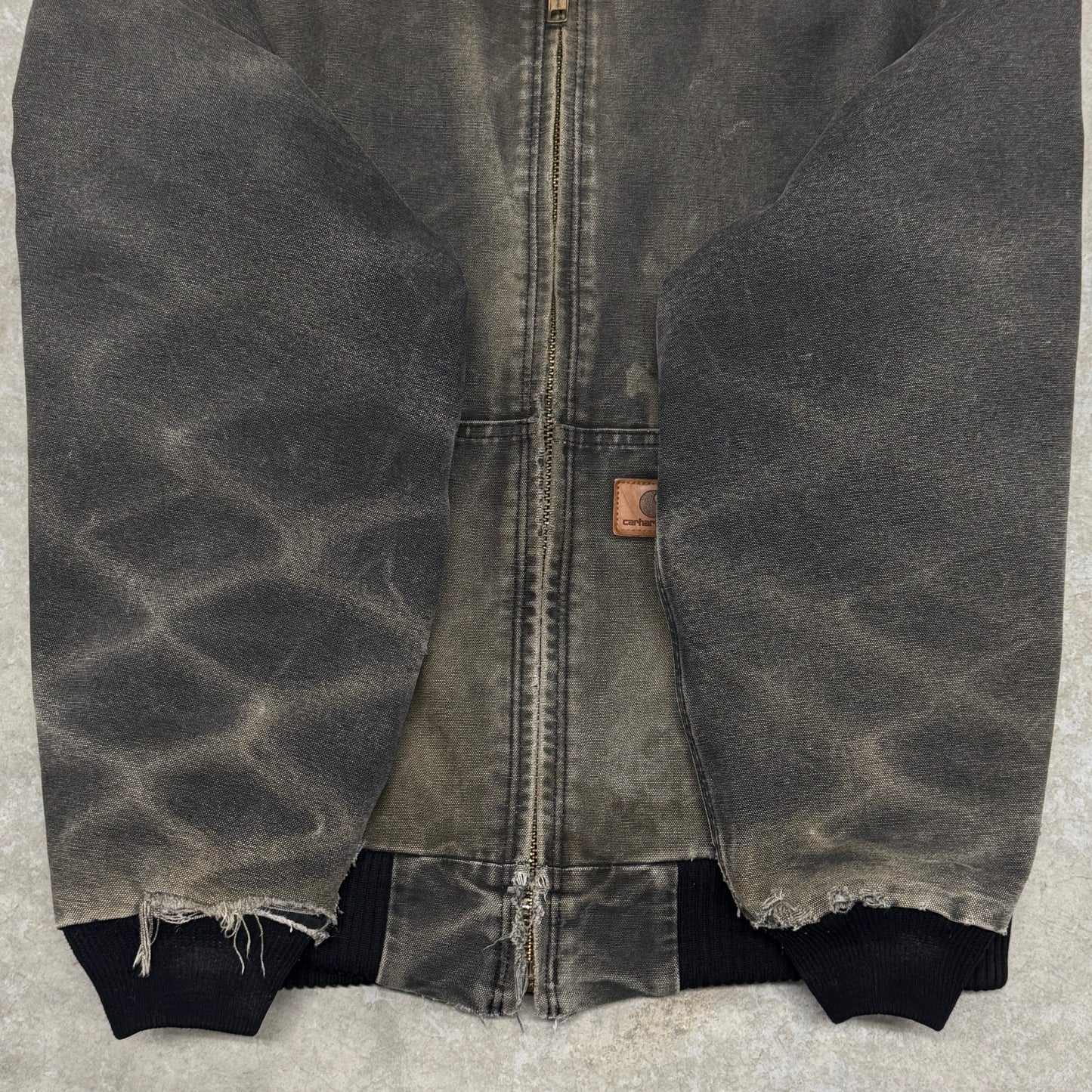 (M) Vintage Carhartt Jacket Faded J130 BLK