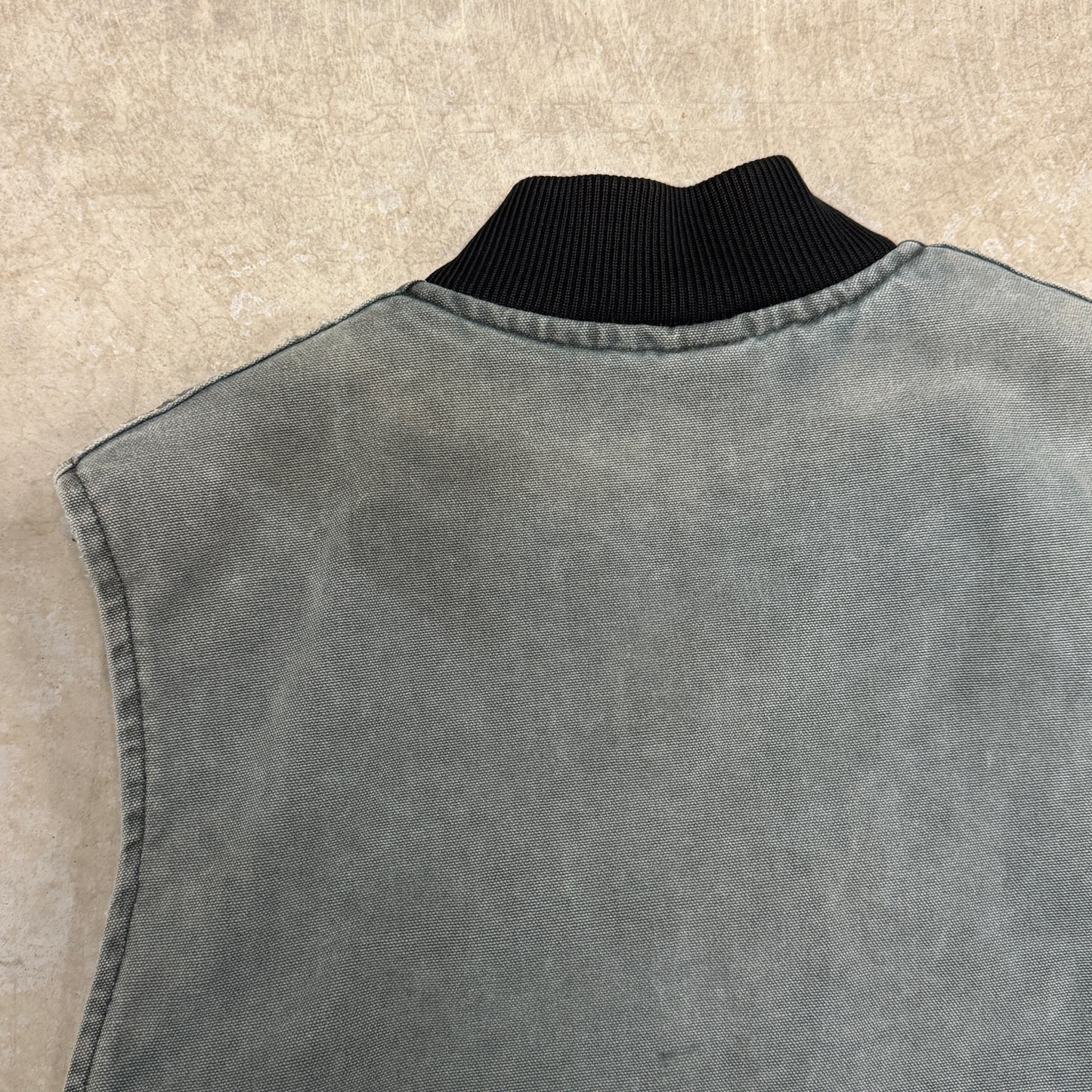 (L) 90s Carhartt Vest Faded Green