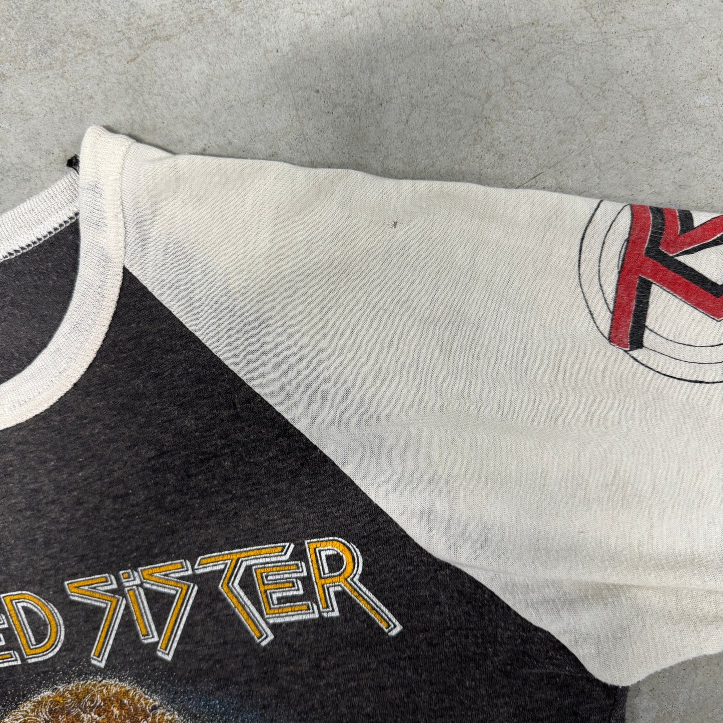 (S/M) 80s Twisted Sister Raglan Shirt