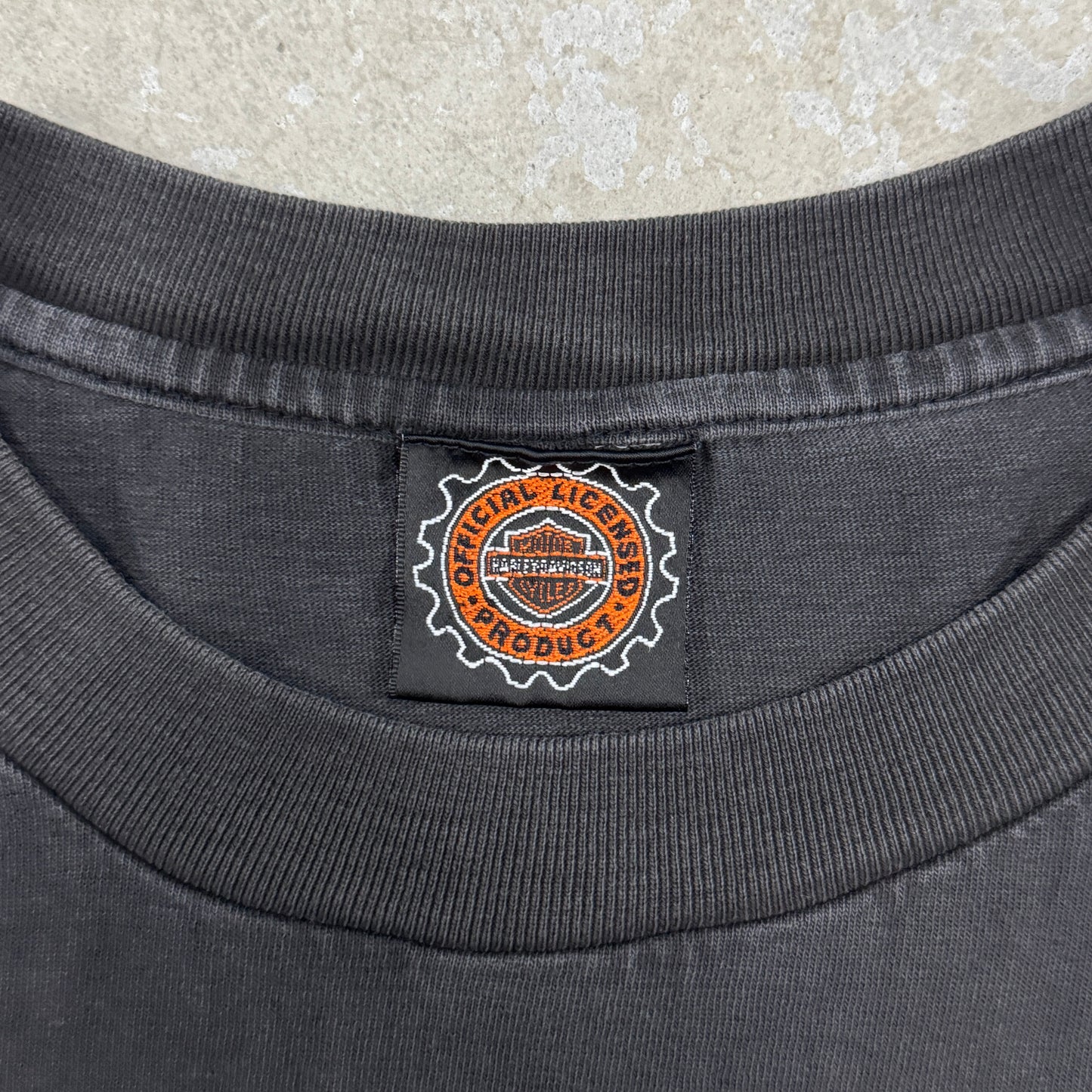 (L) 1999 Harley Davidson Flame Longsleeve Australia
