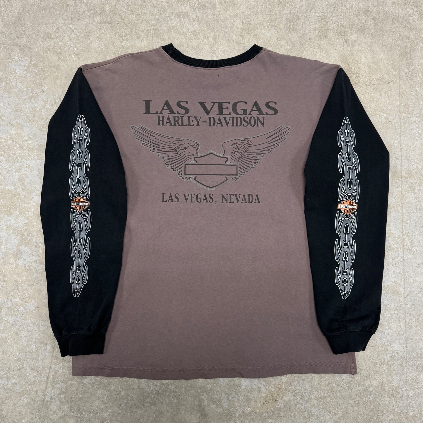 (XL) Vintage Harley Davidson Tribal Longsleeve