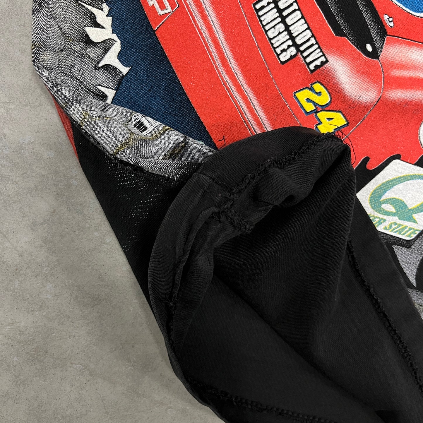 (L) Vintage Jurassic Park Nascar All Over Print Shirt