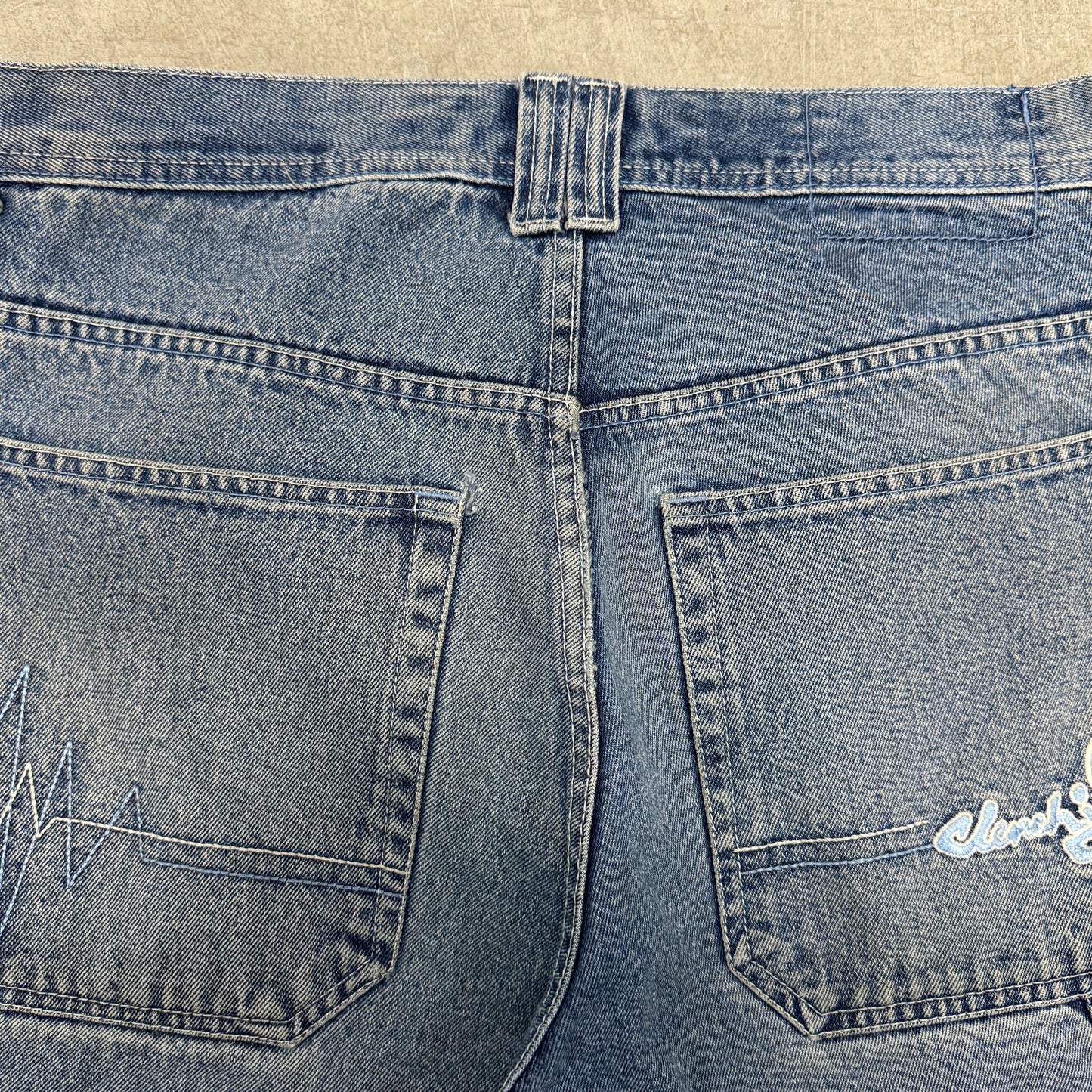 (34) Vintage Clench Jean Shorts