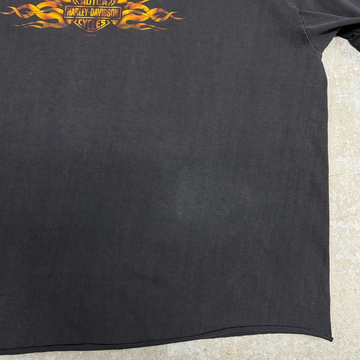 (L) 1999 Harley Davidson Flame Longsleeve Australia