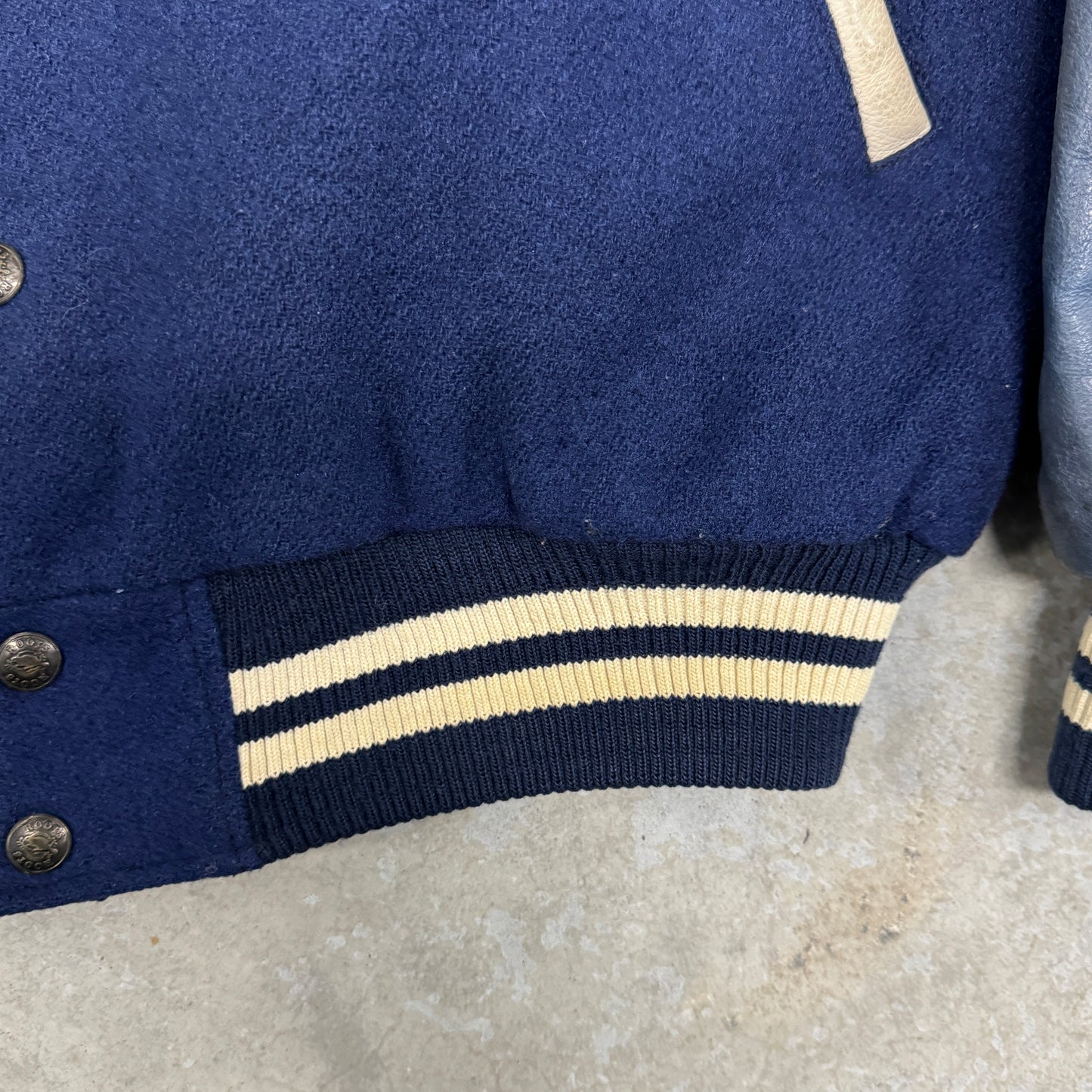 (L) Vintage Toronto Maple Leafs Roots Varsity Jacket