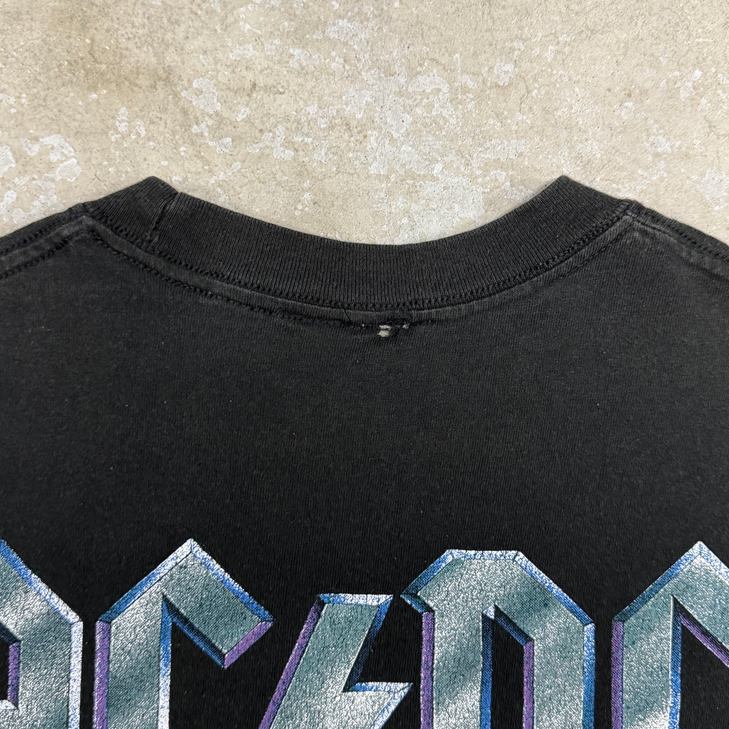 (L) Vintage AC/DC Back In Black Shirt