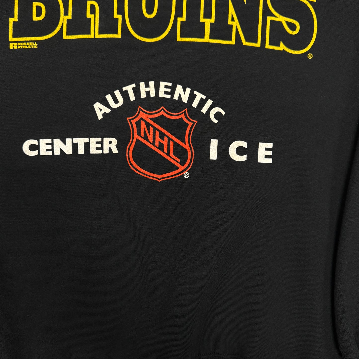 (L) 90s Boston Bruins Russell Crewneck
