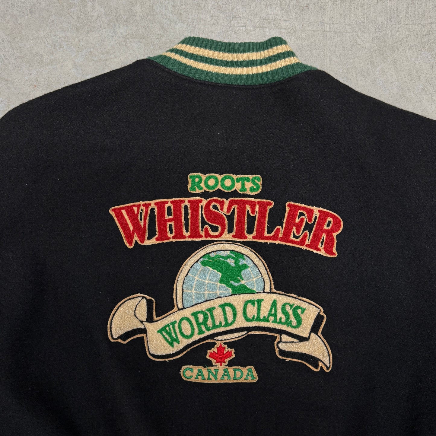 (L) Vintage Roots Whistler Varsity Jacket