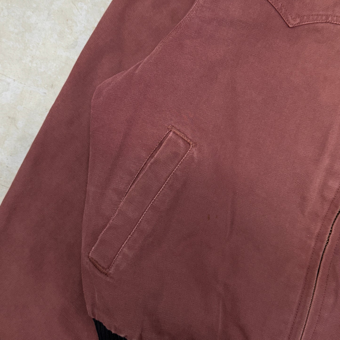 (XL) 90s Carhartt Santa Fe Redwood
Jacket