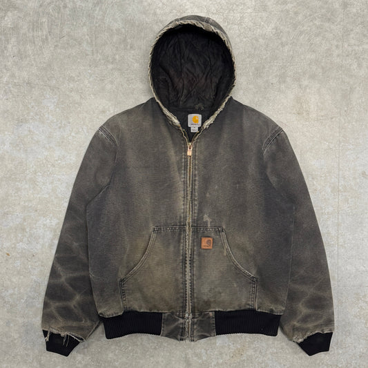 (M) Vintage Carhartt Jacket Faded J130 BLK