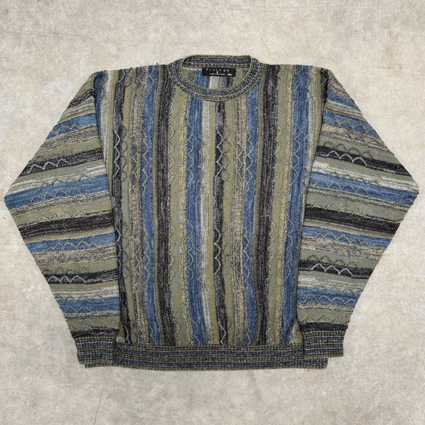 (XL) 90s Protegé 3D Knit Sweater