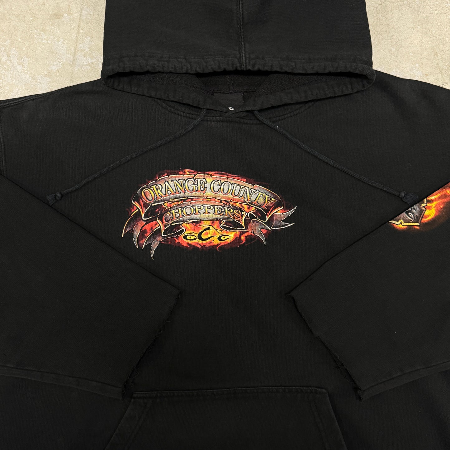 (XL) Vintage Orange County Choppers Hoodie