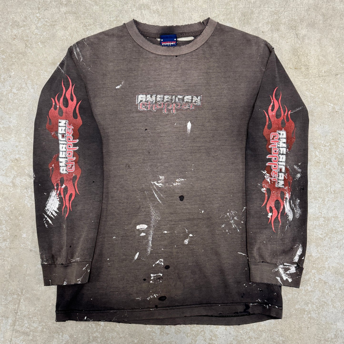 (M) 2003 American Choppers Longsleeve Faded & Distressed