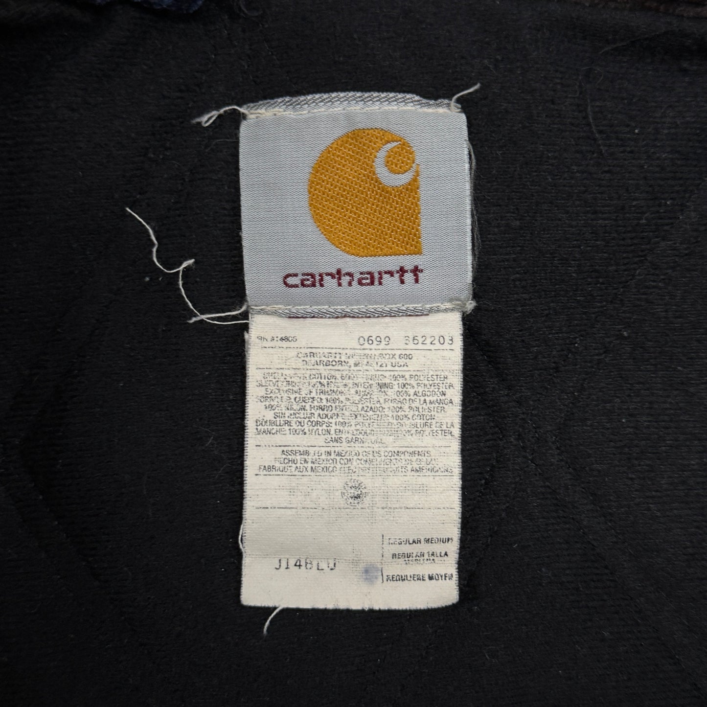 (M) 90s Carhartt Santa Fe Jacket J14 BLU