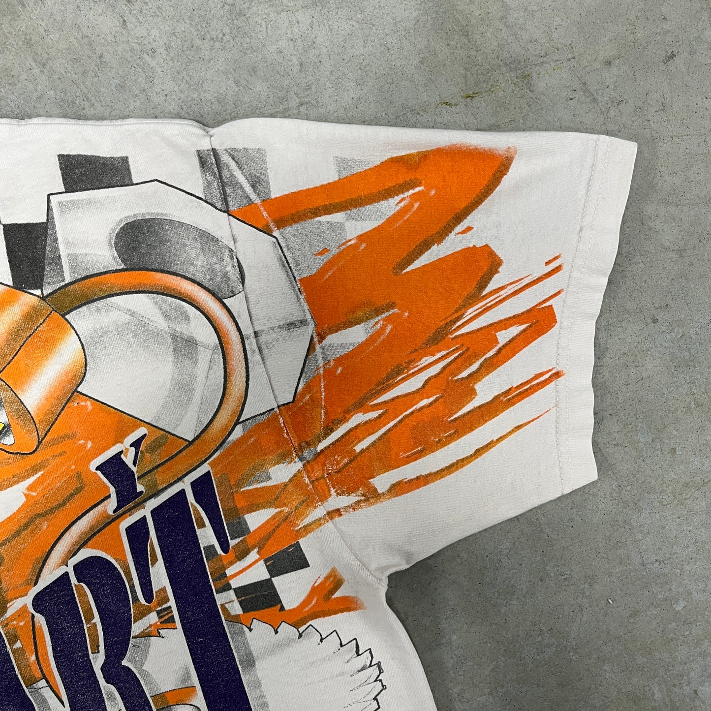 (L) Vintage Tony Stewart Nascar All Over Print Shirt