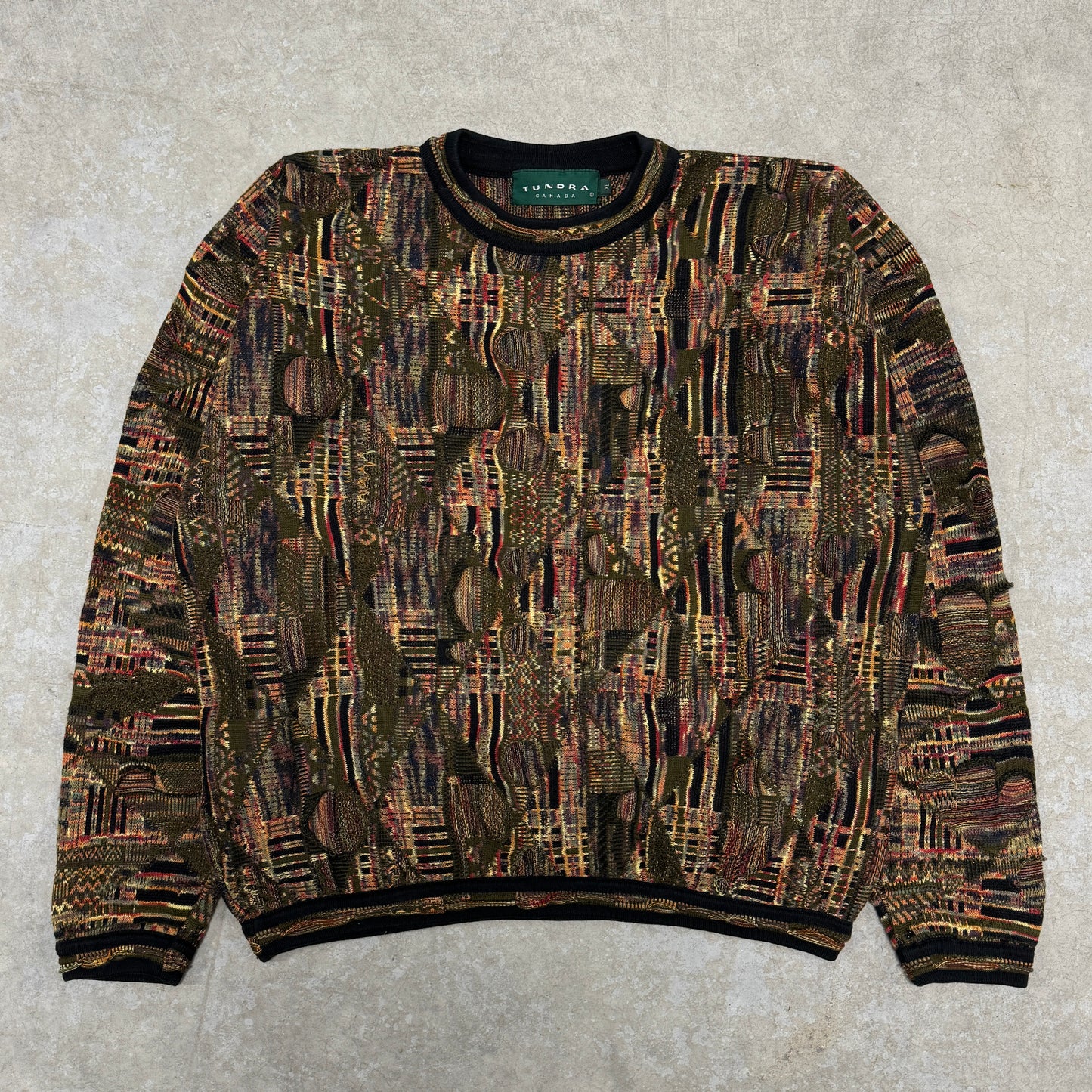 (L) Vintage Tundra 3D Knit Sweater