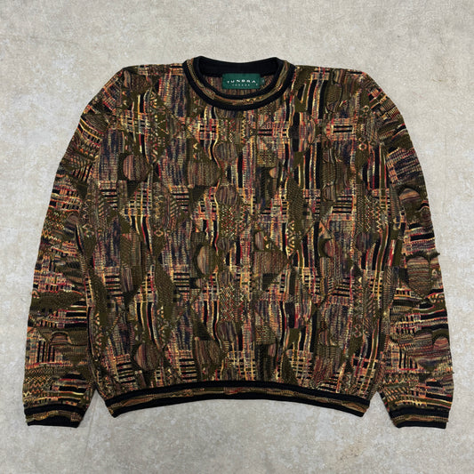 (L) Vintage Tundra 3D Knit Sweater