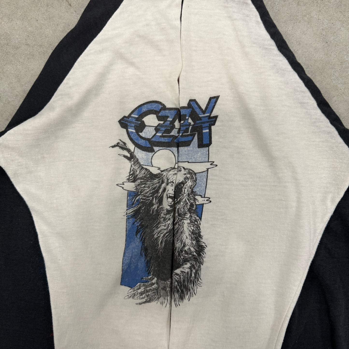 (S/M) 80s Ozzy Osbourne Raglan Shirt