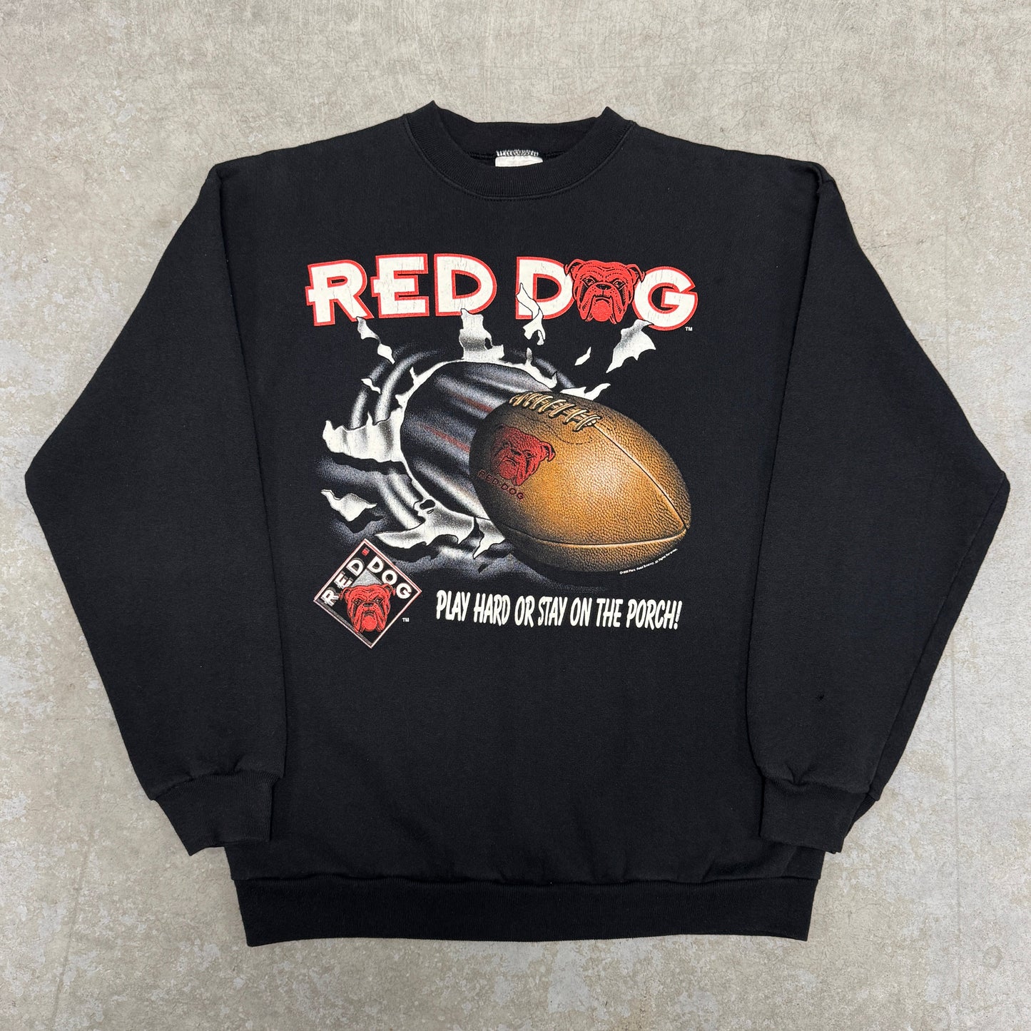 (M) 90s Red Dog Beer Crewneck