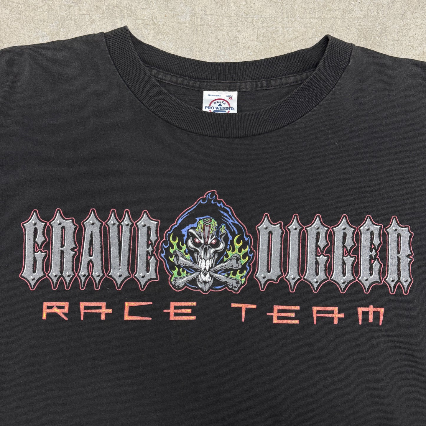 (XL) Vintage Grave Digger Longsleeve