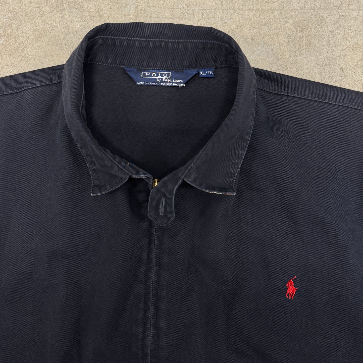 (XL) Vintage Polo Harrington Jacket
