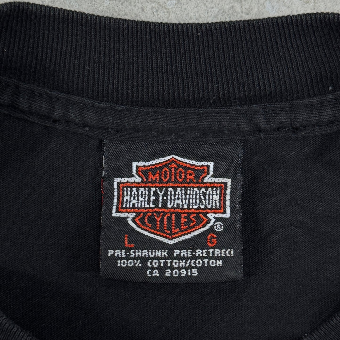 (L) Vintage Harley Davidson Flame Longsleeve