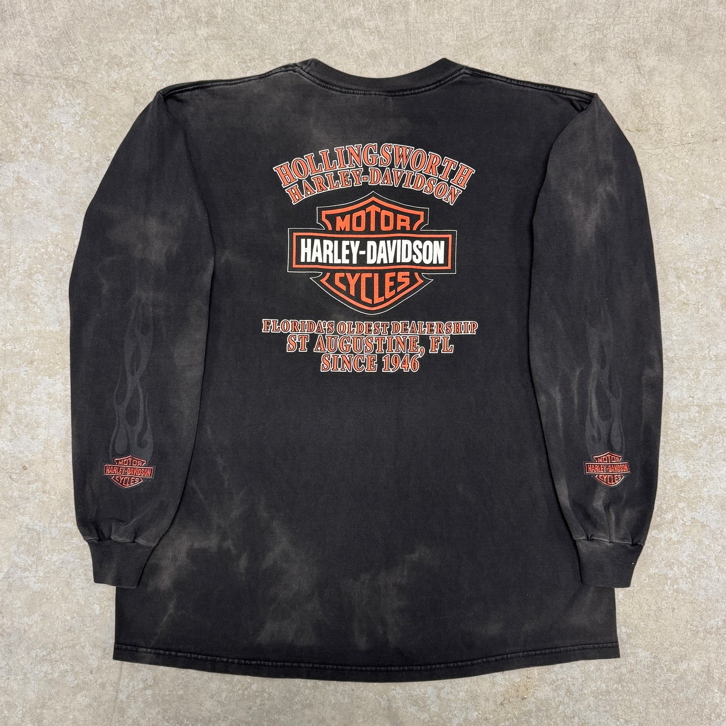 (XL) Vintage Harley Longsleeve Fader