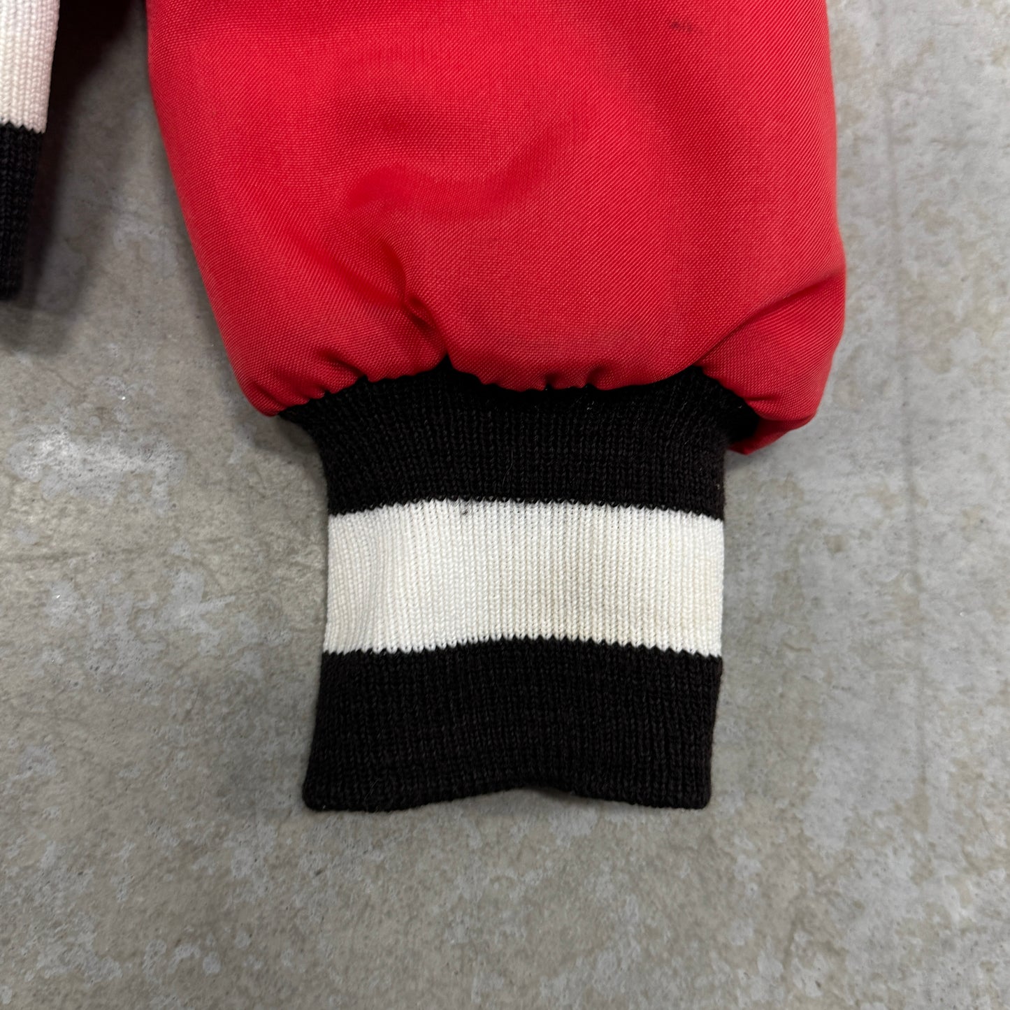 (M) Vintage Chicago Blackhawks Satin Jacket