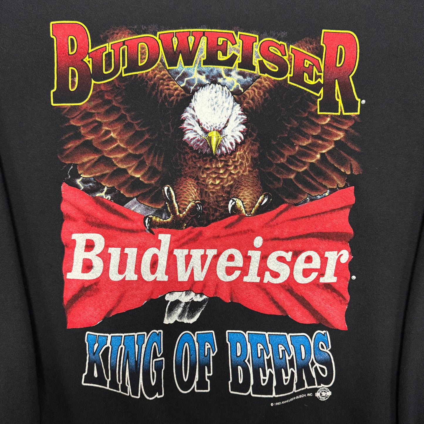 (L) 90s Budweiser King Of Beers Crewneck