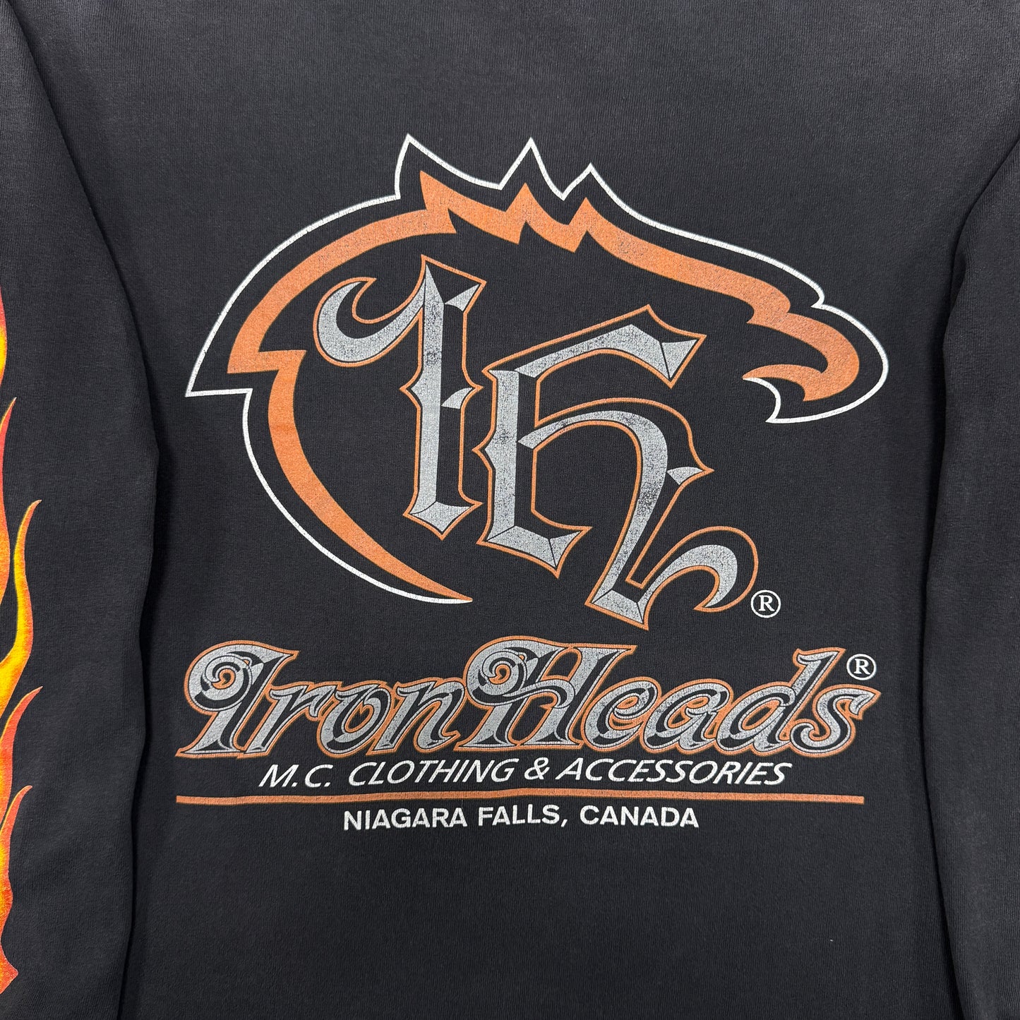 (M/L) 2000 Harley Davidson Flame Longsleeve