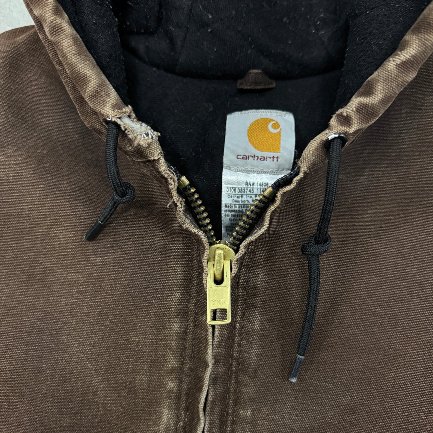 (M) Vintage Carhartt Jacket Faded Brown