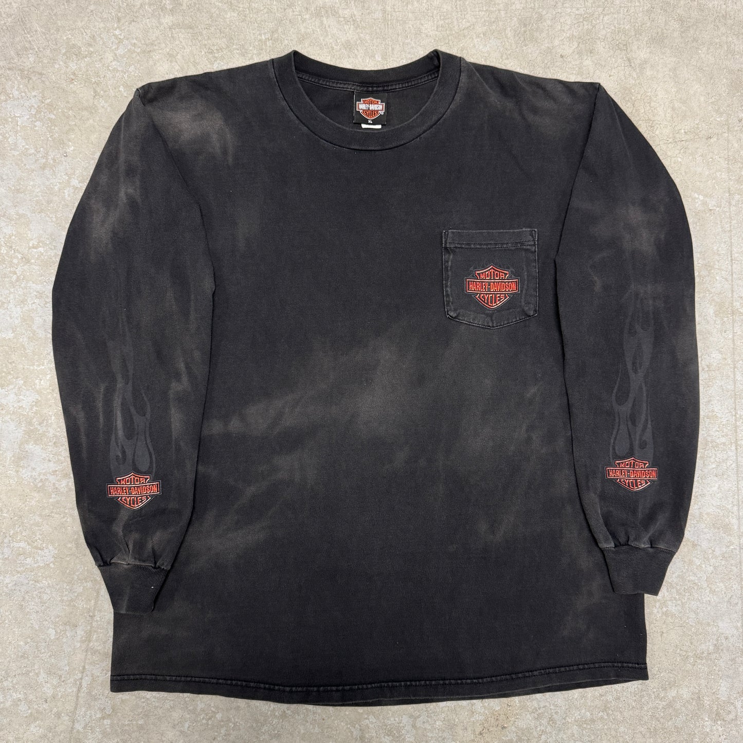 (XL) Vintage Harley Longsleeve Fader